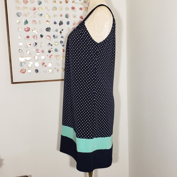 Sweet Storm polka dot sleeveless dress size Medium - Picture 6 of 7